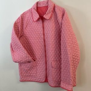Women’s Blassport Reversible Quilted Spring Jacket Size XL Excellent Condition!